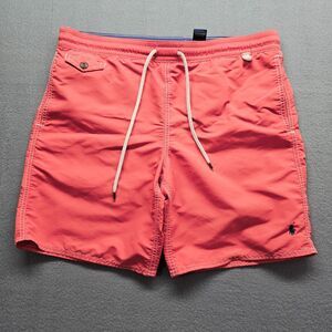 Ralph Lauren Polo Mens Swim Trunks Red Size Medium